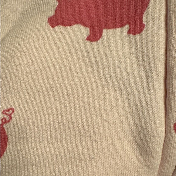 *Rare!* Primp Pink Rhinestone Pig Full Zip Hoodie, sz L - Picture 7 of 13